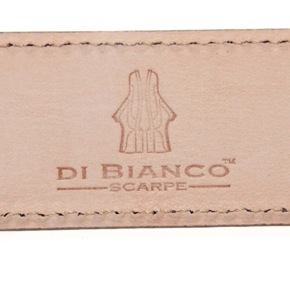 Di Bianco NWT Cut to Size Dress Belt In Solid Brown Leather One Size